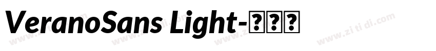 VeranoSans Light字体转换